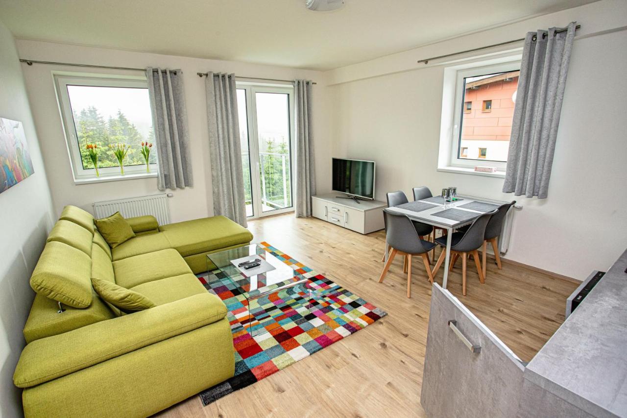 Green Apartment Klinovec By Mountain Ways Loučná pod Klínovcem Dış mekan fotoğraf